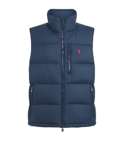 Polo Ralph Lauren Gorham Down Gilet In Blue