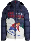Polo Ralph Lauren The Gorham Skier-print Down Jacket In Blue