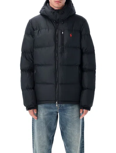 Polo Ralph Lauren Gorham Down Jacket With Mockneck, Zip-off Hood & Storm Guard In Multi