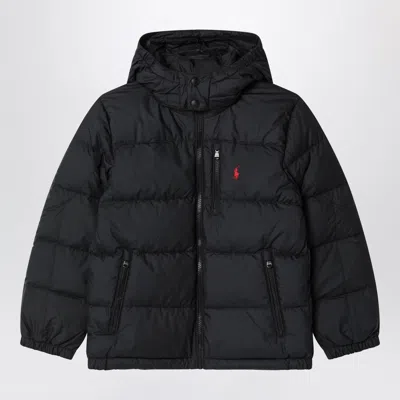 Polo Ralph Lauren Gorham Hooded Down Jacket In Black