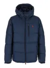 Polo Ralph Lauren Gorham Water-repellent Ripstop Fabric Down Jacket Clothing In Blue