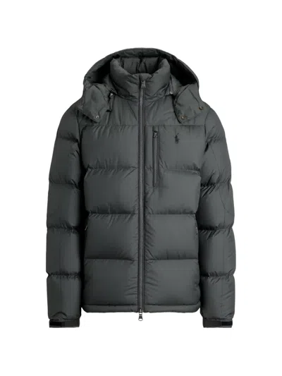 Polo Ralph Lauren Gorham Quilted Down Jacket In Gray
