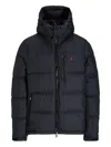 Polo Ralph Lauren Gorham Water-repellent Ripstop Fabric Down Jacket Clothing In Black