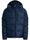 Polo Ralph Lauren Gorham Water-repellent Ripstop Fabric Down Jacket Clothing In Blue
