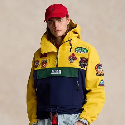 Polo Ralph Lauren Graphic Hooded Pullover Jacket In Multi