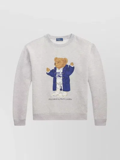 Polo Ralph Lauren Graphic Print Bear Crewneck Sweatshirt