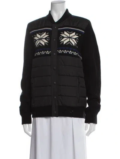 Pre-owned Polo Ralph Lauren Graphic Print Bomber Jacket In Multi