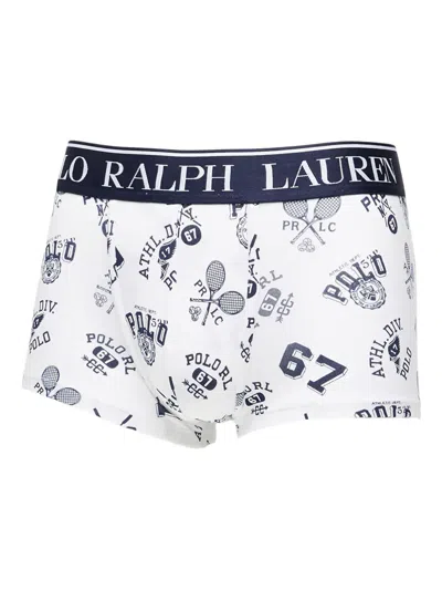 Polo Ralph Lauren Graphic-print Boxers In White