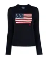 Polo Ralph Lauren Long Sleeve Crew Neck Polo Jumper In Black