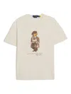 Polo Ralph Lauren White Polo Bear T-shirt Custom Slim-fit In White
