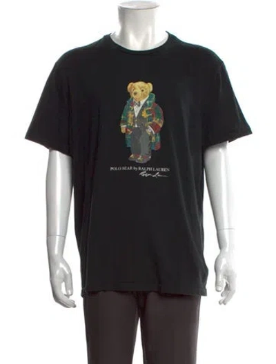 Pre-owned Polo Ralph Lauren Graphic Print Crew Neck T-shirt In Multi
