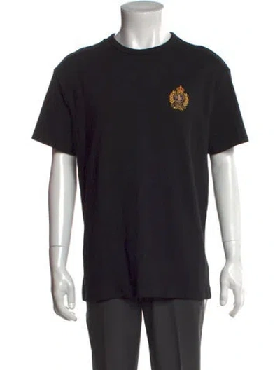 Pre-owned Polo Ralph Lauren Graphic Print Crew Neck T-shirt W/ Tags In Black
