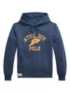 Polo Ralph Lauren Graphic-print Hoodie In Blue