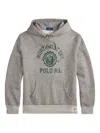 Polo Ralph Lauren Graphic-print Hoodie In Gray