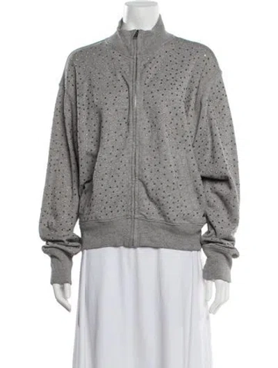 Pre-owned Polo Ralph Lauren Graphic Print Jacket In Grey