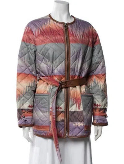 Pre-owned Polo Ralph Lauren Graphic Print Jacket In Multi