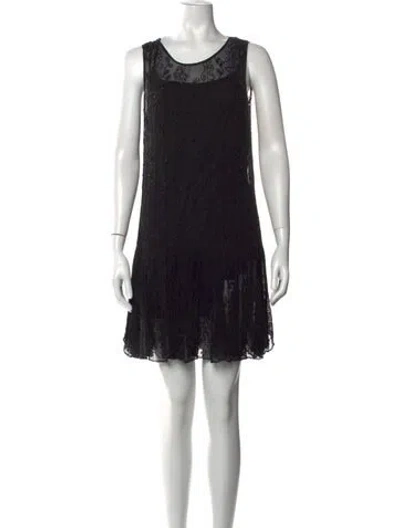 Pre-owned Polo Ralph Lauren Graphic Print Mini Dress In Multi