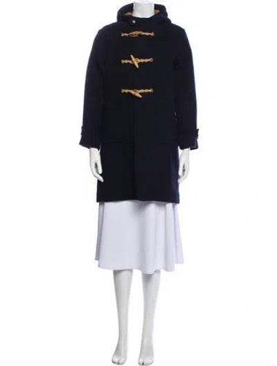 Pre-owned Polo Ralph Lauren Graphic Print Parka In Blue