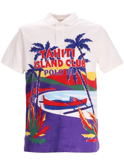 Polo Ralph Lauren Short-sleeved Polo Shirt In White