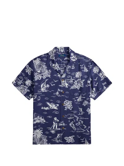 Polo Ralph Lauren Graphic-print Shirt In Blue
