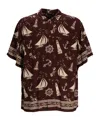 Polo Ralph Lauren Graphic-print Shirt In Brown