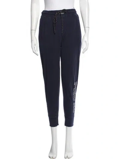 Pre-owned Polo Ralph Lauren Graphic Print Sweatpants In Blue