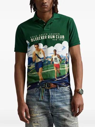 Polo Ralph Lauren Graphic-print T-shirt In Green