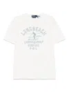 Polo Ralph Lauren Short Sleeves Crew Neck Graphic Print In Neutrals