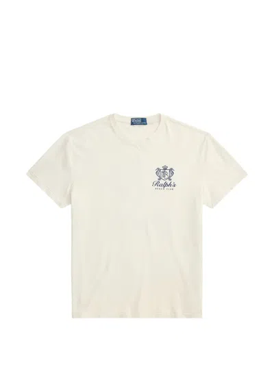 Polo Ralph Lauren Graphic-print T-shirt In White