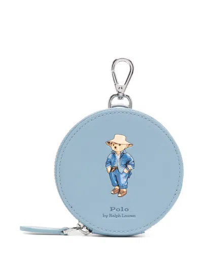Polo Ralph Lauren Graphic-print Wallet In Blue