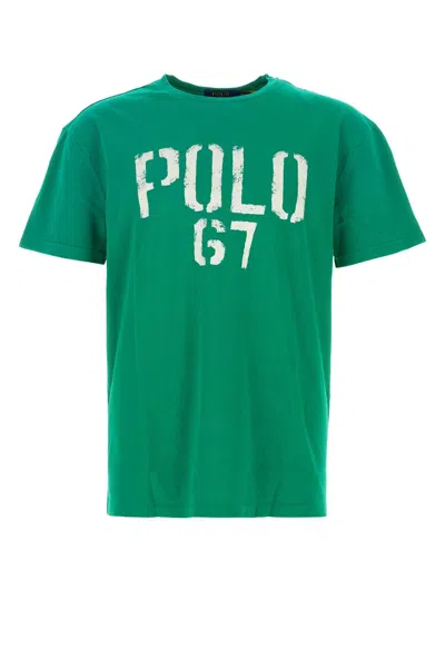 Polo Ralph Lauren Grass Green Cotton T Shirt
