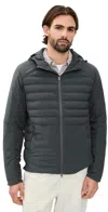 Polo Ralph Lauren Gravity 2.0 Stretch Nylon Full-zip Jacket Charcoal Grey In Gray