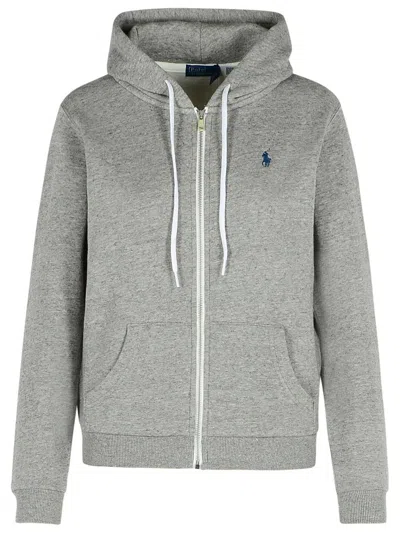 POLO RALPH LAUREN POLO RALPH LAUREN GRAY COTTON SWEATSHIRT