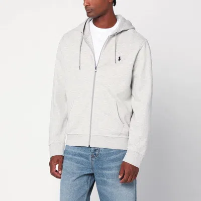 POLO RALPH LAUREN POLO RALPH LAUREN  GRAY ZIP SWEATSHIRT IN COTTON BLEND