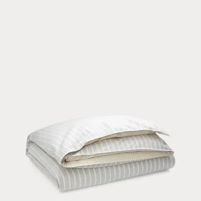 Polo Ralph Lauren Graydon Striped Comforter In Dune And Chambray