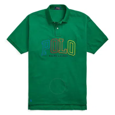 Polo Ralph Lauren Green 20/1 Big Fit Logo Mesh Polo Shirt