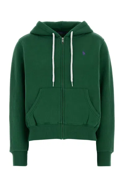 Polo Ralph Lauren Green Cotton Blend Sweatshirt