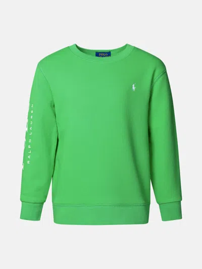 Polo Ralph Lauren Green Cotton Blend Sweatshirt