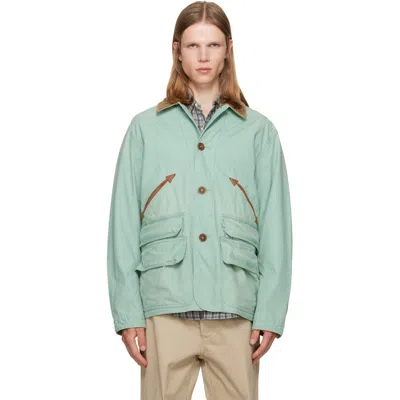 Polo Ralph Lauren Green Cotton Canvas Field Jacket