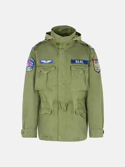 Polo Ralph Lauren Green Cotton Parka