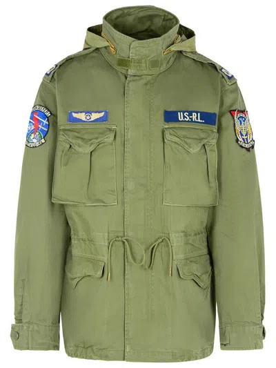 Polo Ralph Lauren Green Cotton Parka