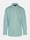 POLO RALPH LAUREN GREEN COTTON SHIRT