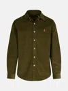 POLO RALPH LAUREN GREEN COTTON SHIRT