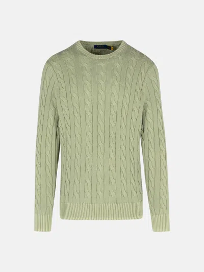 Polo Ralph Lauren Green Cotton Sweater