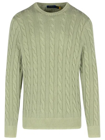 Polo Ralph Lauren Green Cotton Sweater