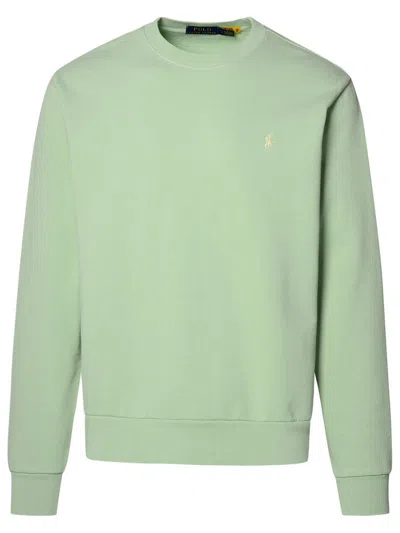 Polo Ralph Lauren Green Cotton Sweatshirt