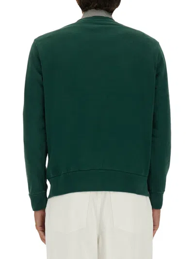 POLO RALPH LAUREN POLO RALPH LAUREN GREEN COTTON SWEATSHIRT