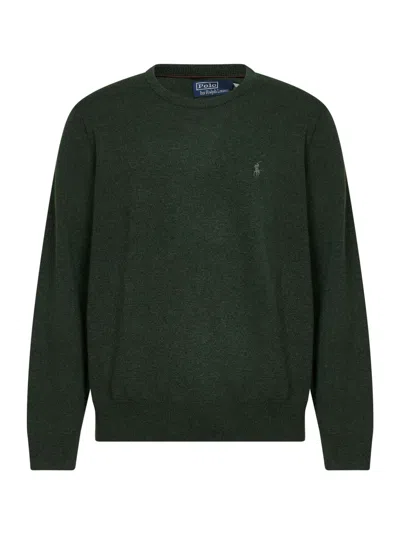 Polo Ralph Lauren Green Crew-neck Long-sleeved Sweater