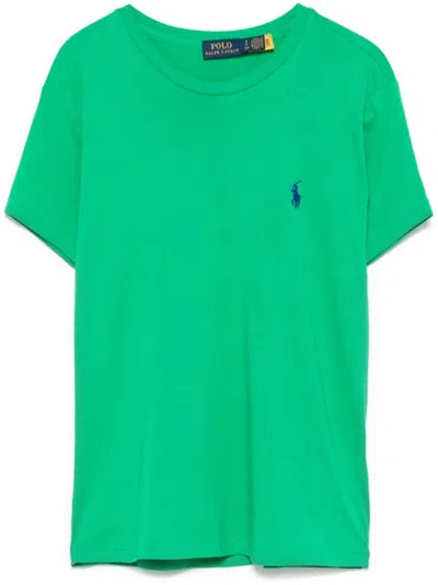 Polo Ralph Lauren T-shirt With Logo In Green