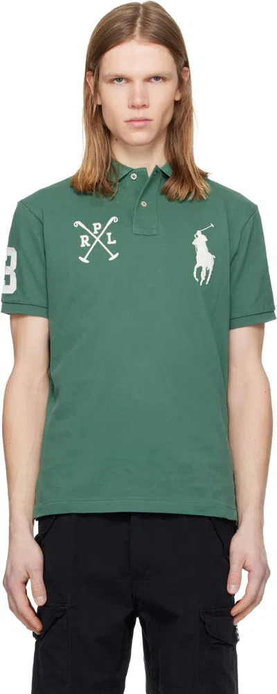 Polo Ralph Lauren Green Mesh Short Sleeve Polo